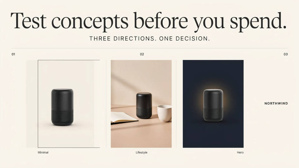 Test concepts before you spend