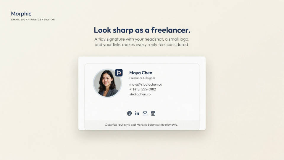 Look sharp as a freelancer
