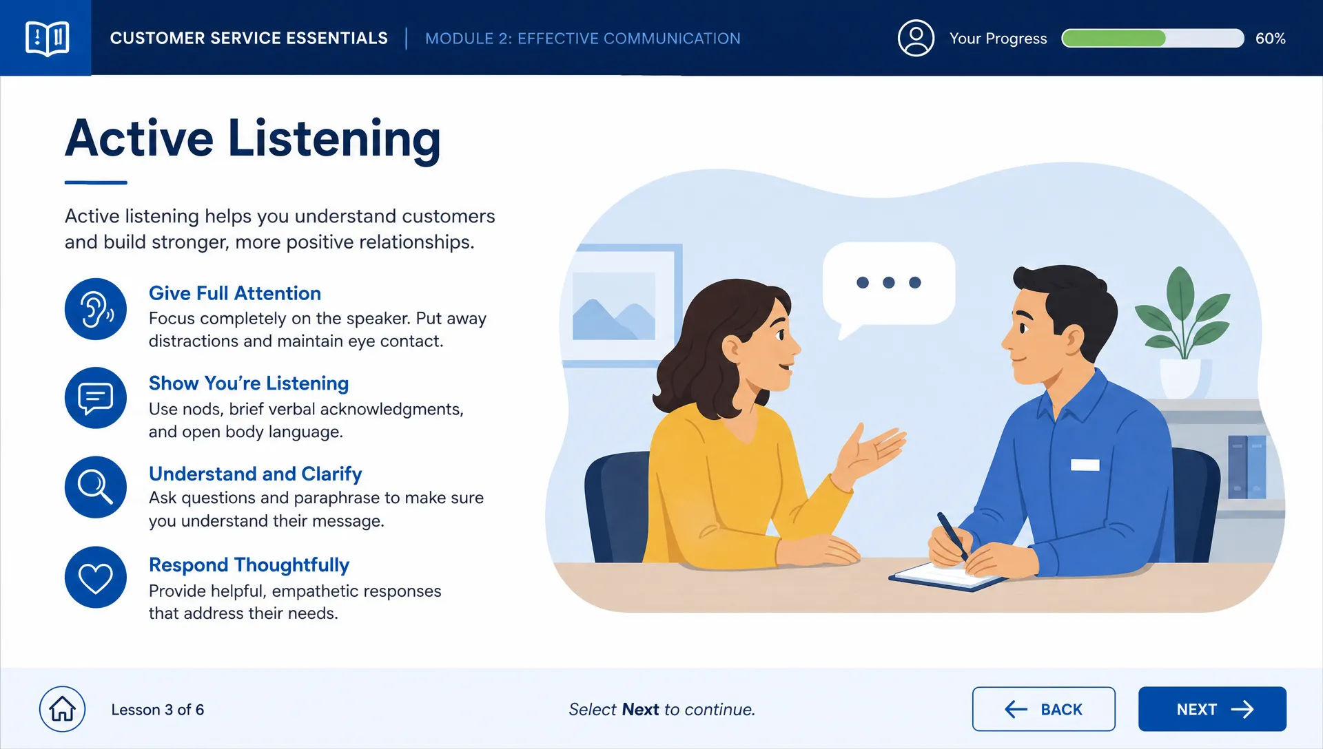 Course and training content at scale