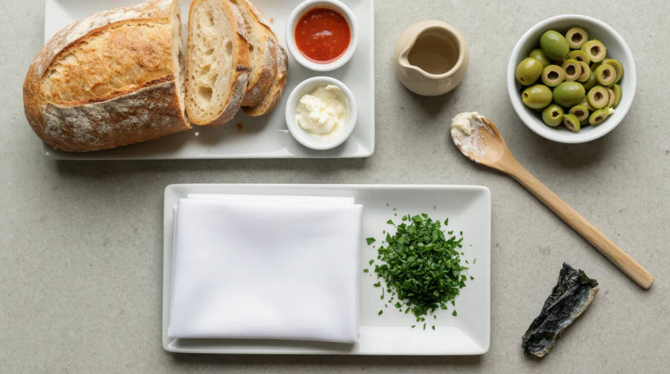 Food and recipe layouts