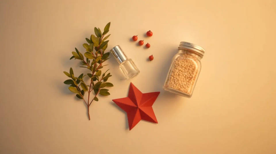 Seasonal and gift-guide flat lays