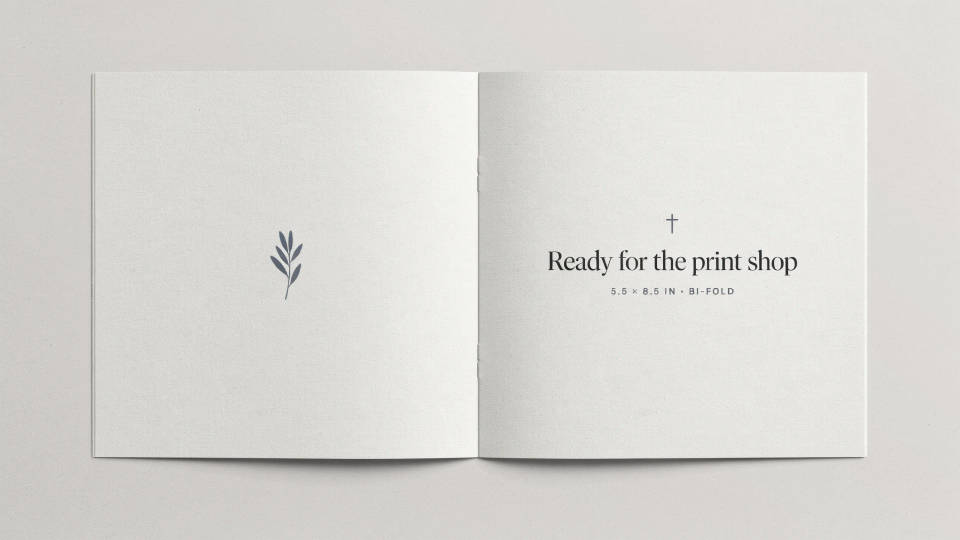 Ready for the print shop