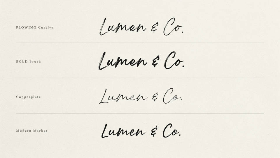 A signature for your brand