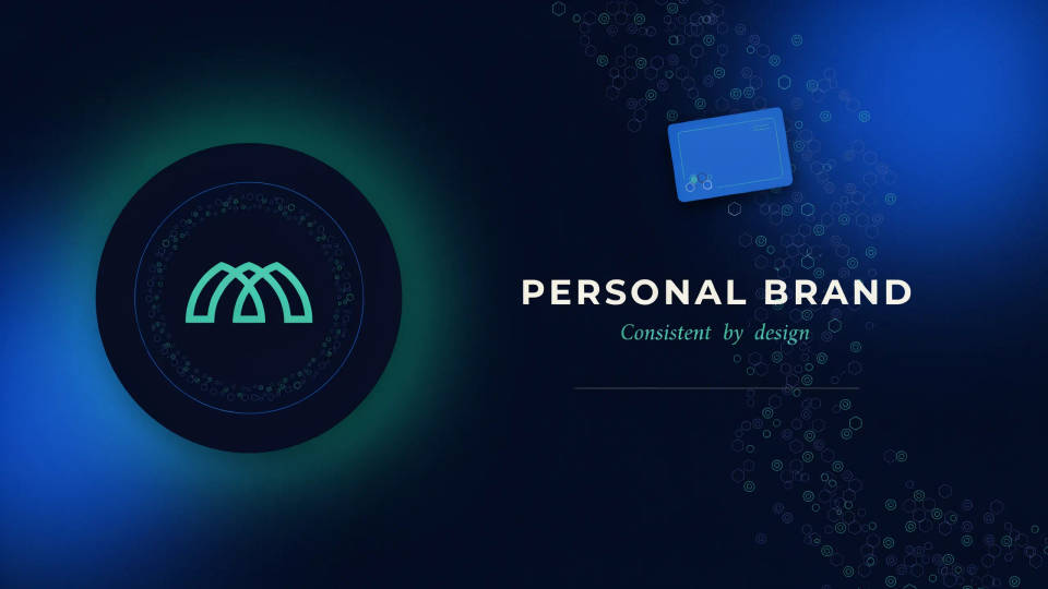 A consistent personal brand