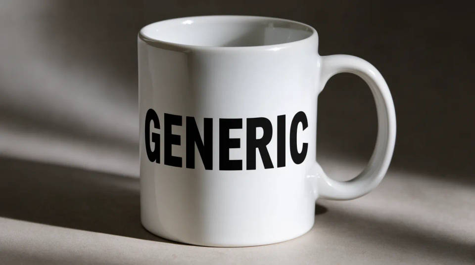 Show a print on demand mug listing
