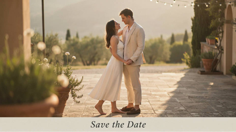 A save-the-date or announcement