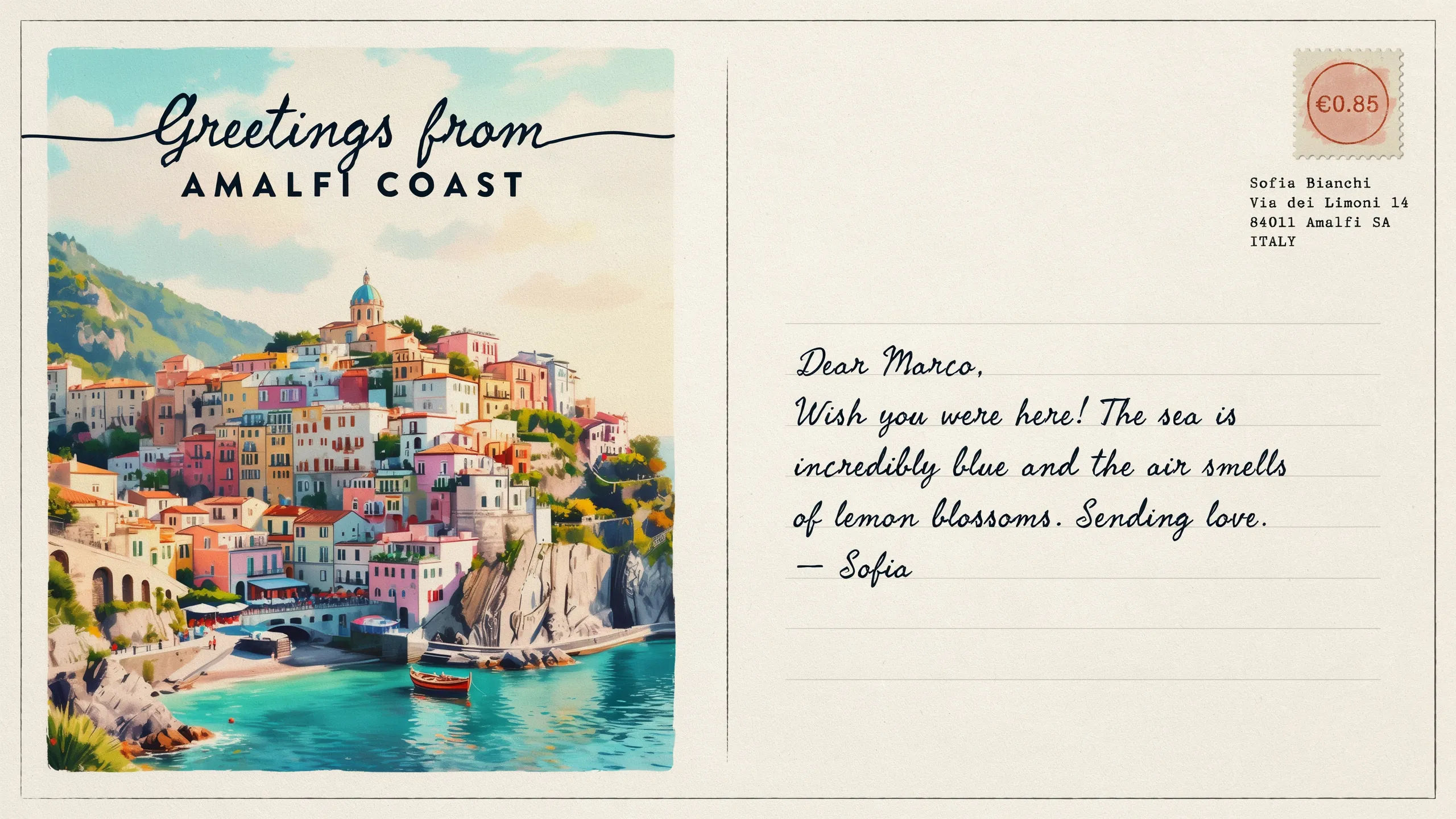 AI Photo Postcard Maker | Morphic