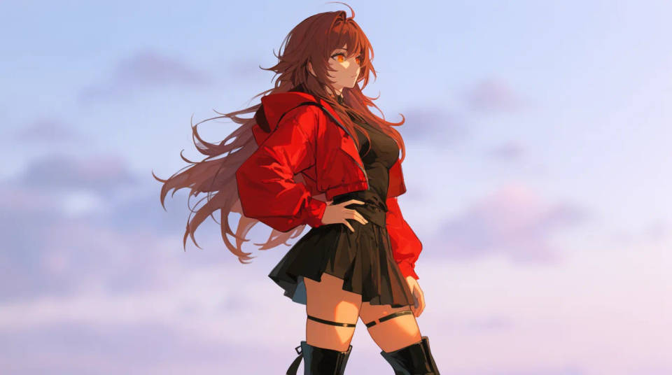 Character art from a real reference