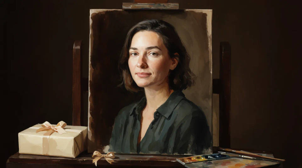 Painted portraits and gifts