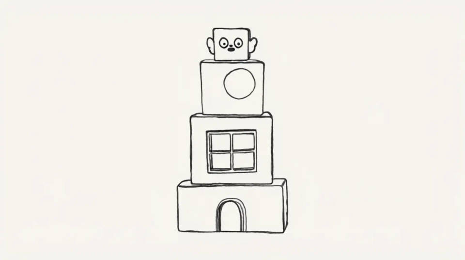 Line drawings for print and merch