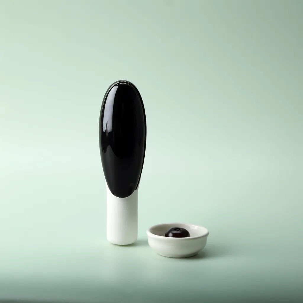 The product styled with props on a set, kept identical