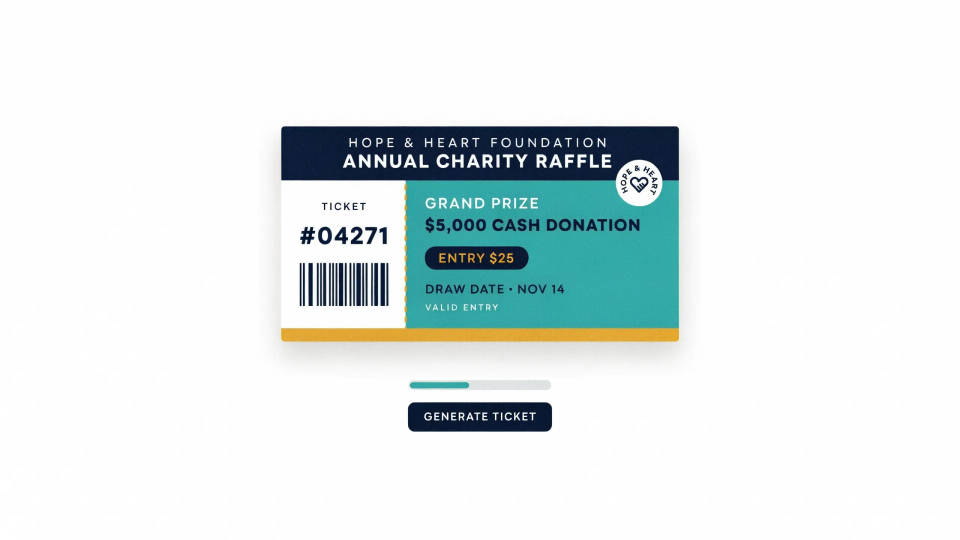 Fundraisers and charity draws