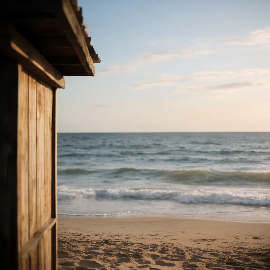 Beach photo with people removed and the sand and sea rebuilt