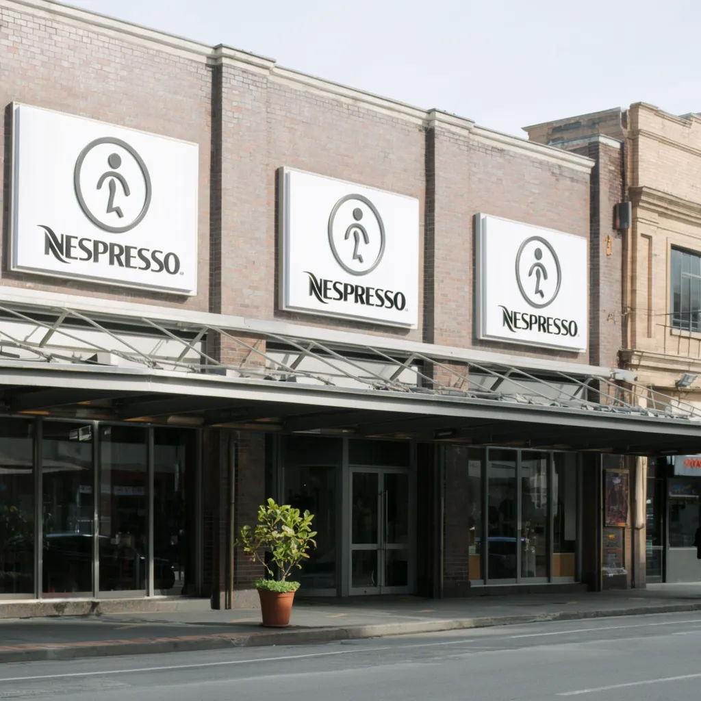 Street scene with pedestrians removed and the storefront kept