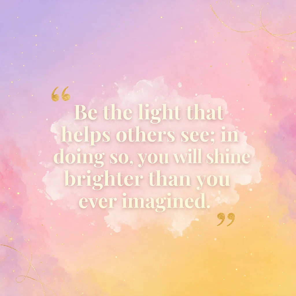 Bold quote card with a soft gradient background and large serif text