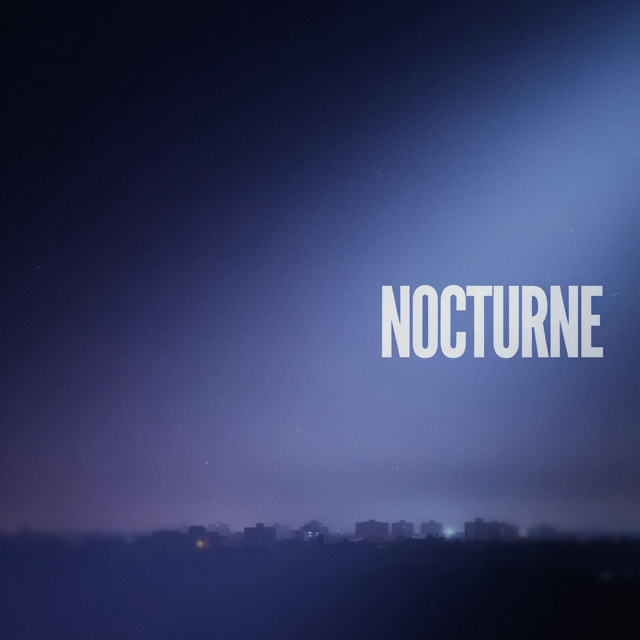 Moody purple lo-fi SoundCloud banner with a bold artist name on the right