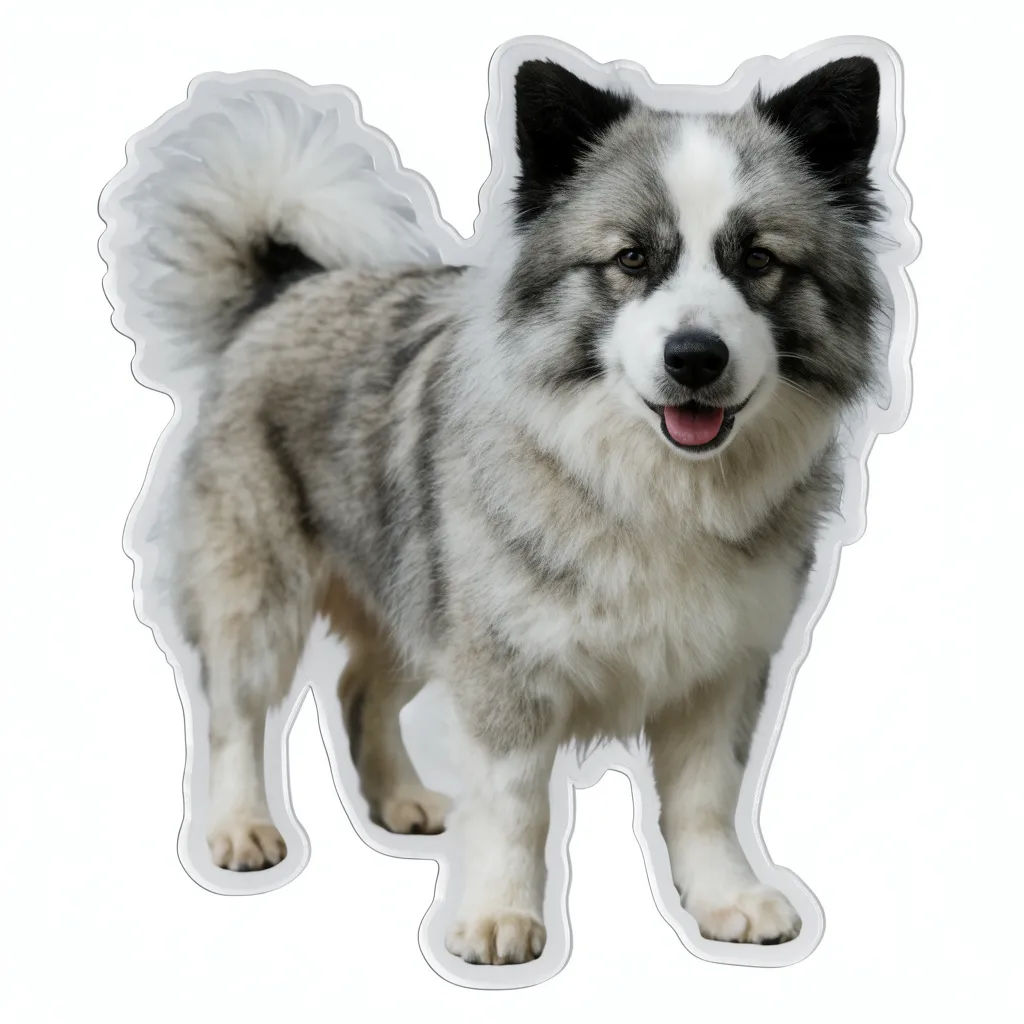 Pet turned into a transparent sticker cutout