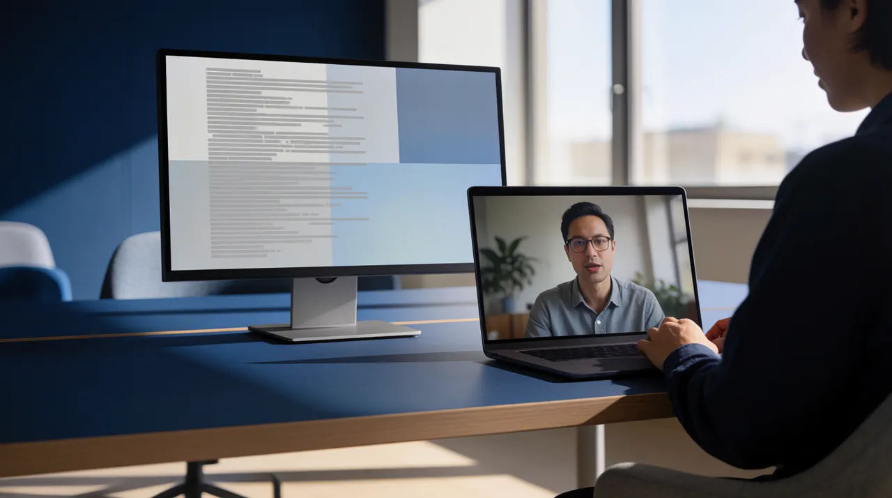 A timed transcript being turned into burned-in video captions