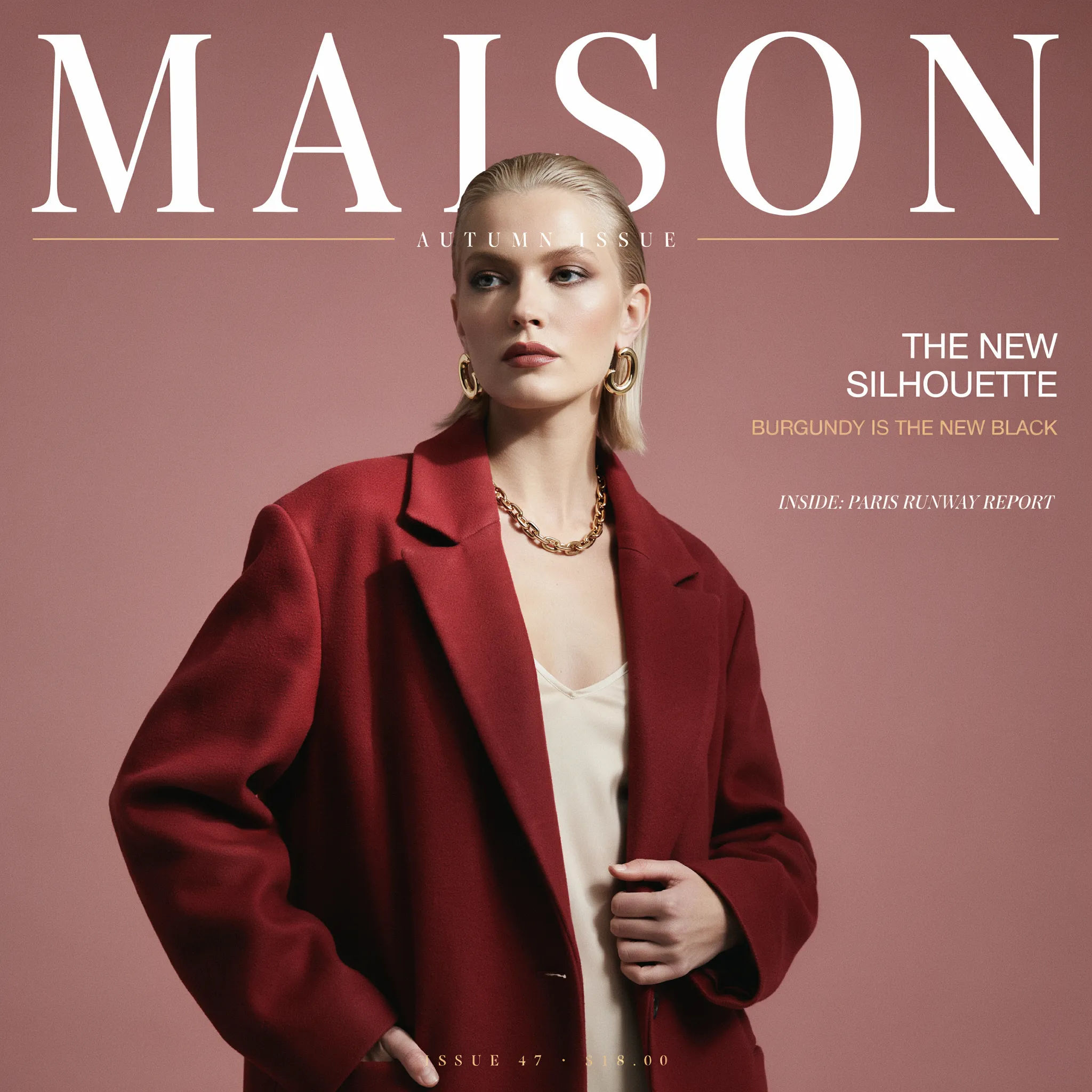 Photo styled as a classic newsstand magazine cover