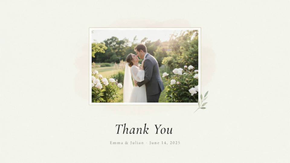 Photo thank you cards