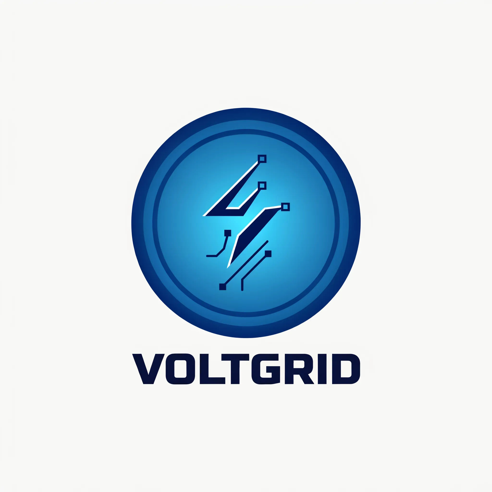 Tech channel logo with a circuit spark symbol in a circle