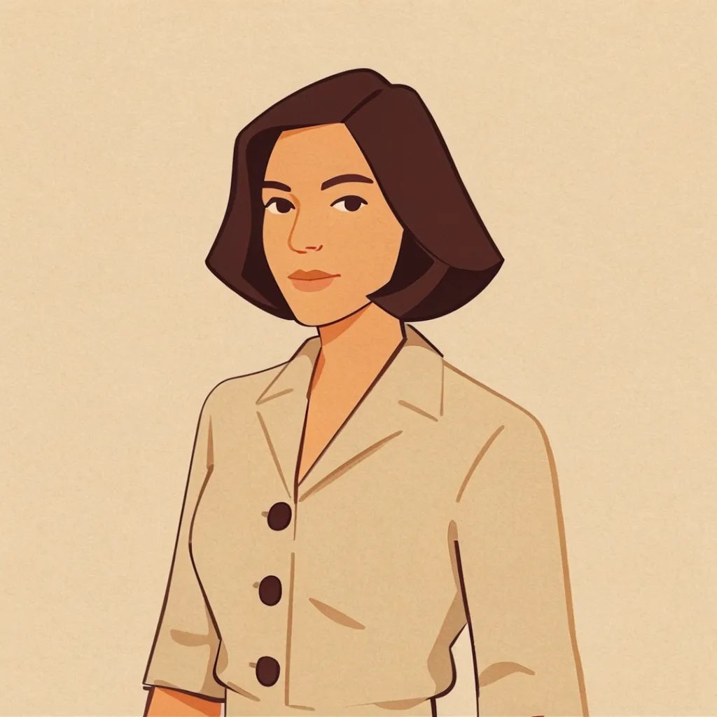 Photo turned into a flat-illustration avatar