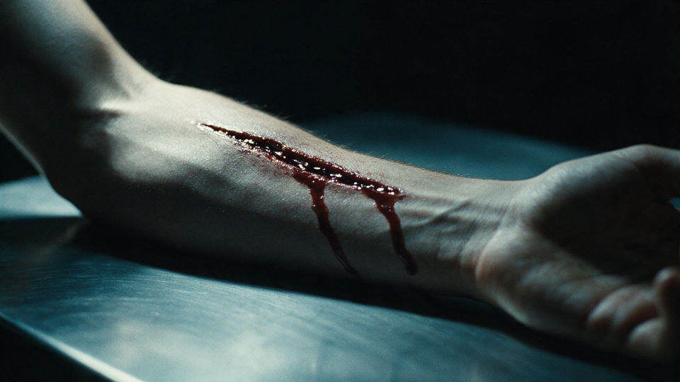 Forearm laceration, insert