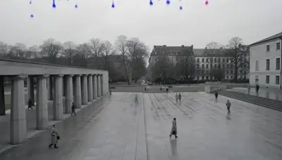 Color rain effect