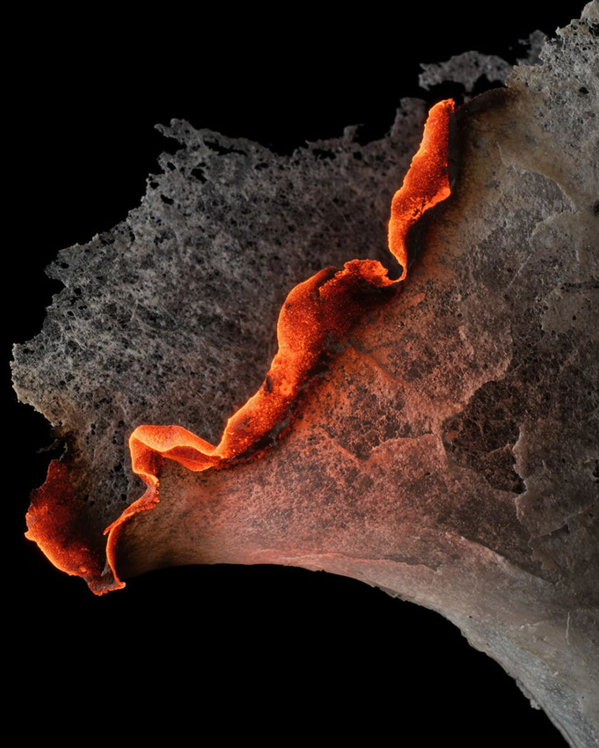 Flame transition effect