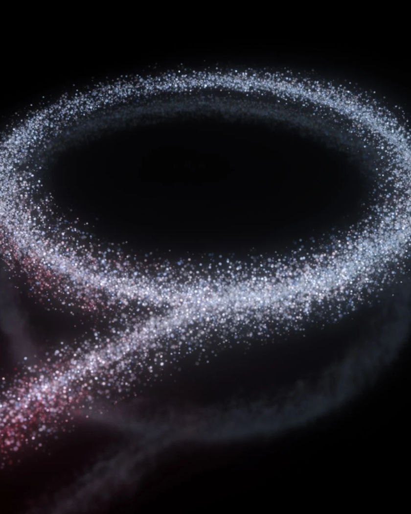 New Year drone show effect