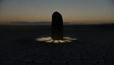 Radiating light effect