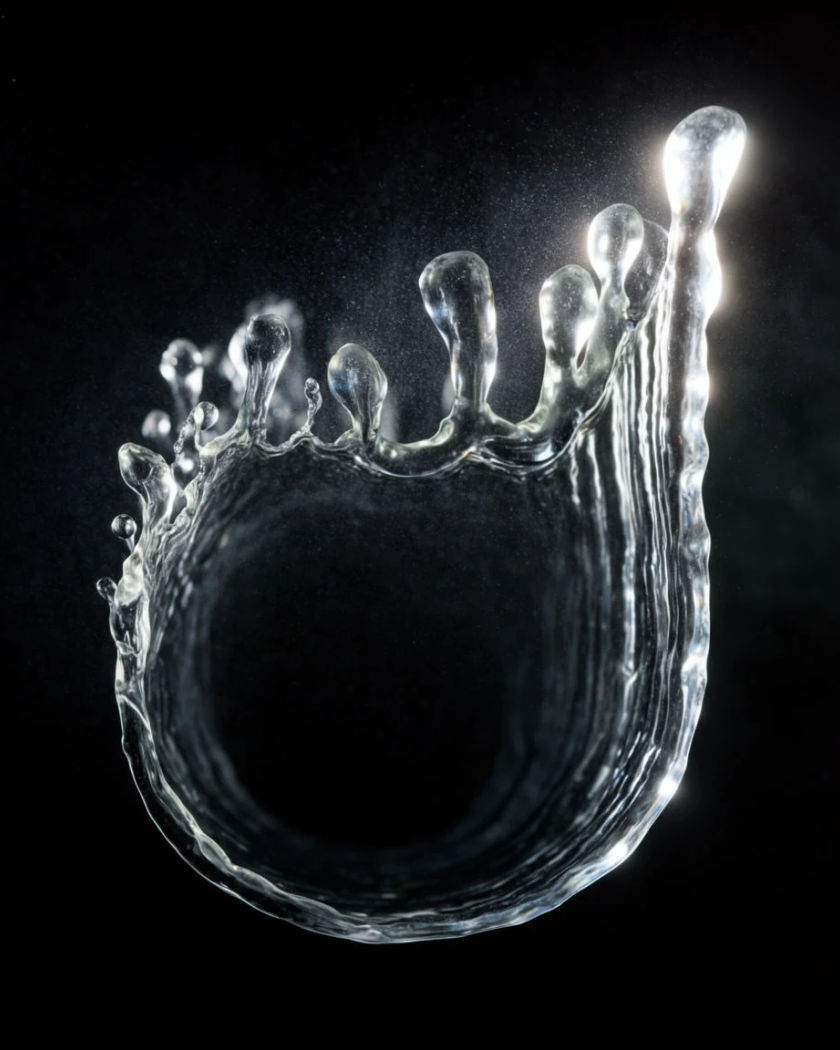 Splash jump effect
