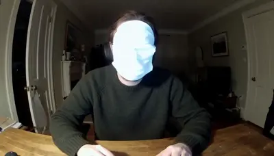 Webcam selfie effect