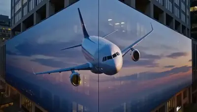 AI naked eye 3D display