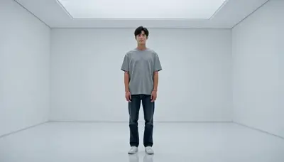 AI virtual try-on effect