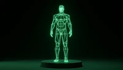 AI wireframe effect