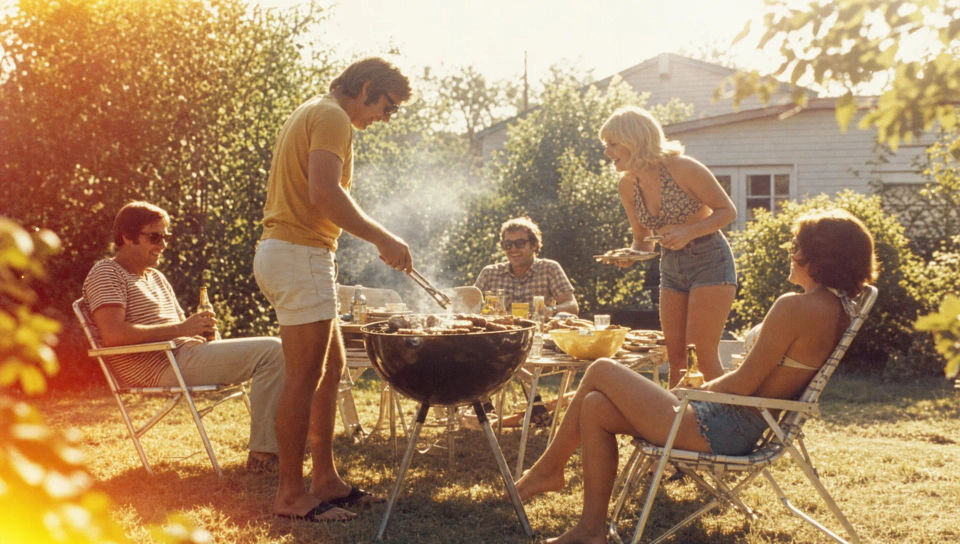 Backyard barbecue afternoon
