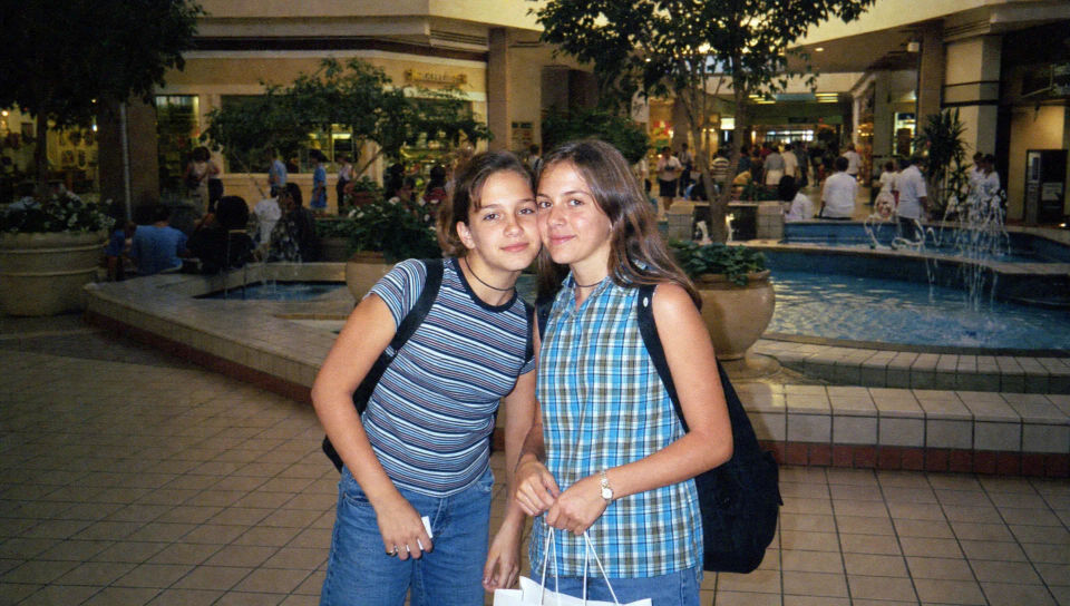 Suburban mall interior
