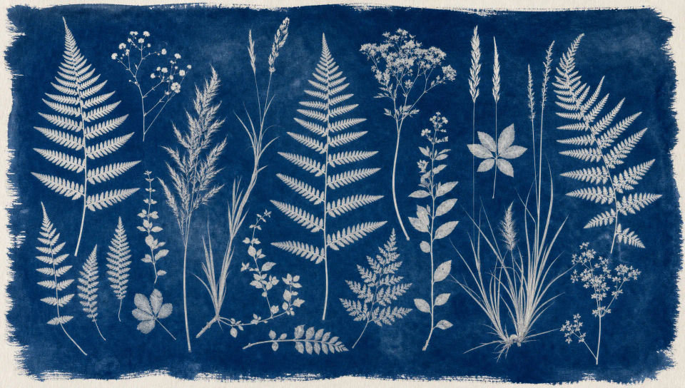 Pressed-botanical specimen sheet