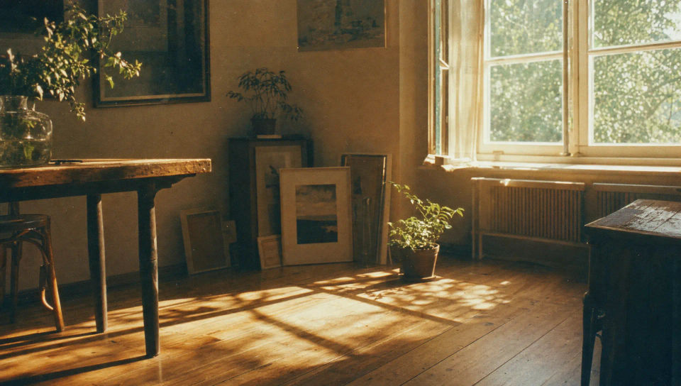 Sunlit window-side film set
