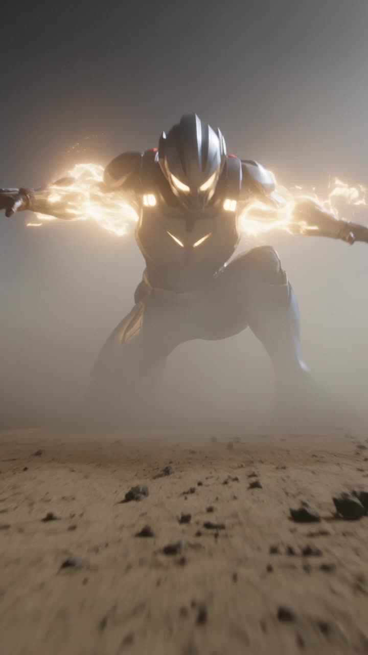 AIアニメパワーアップジェネレーター：オーラチャージのVFX