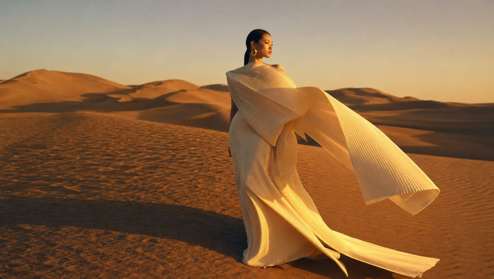 Vast desert dunes