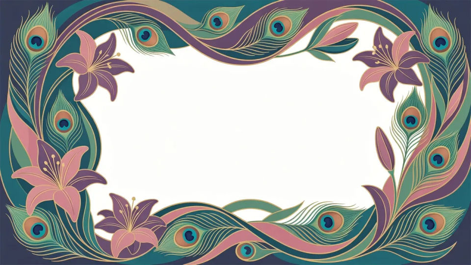 Ornamental border frame
