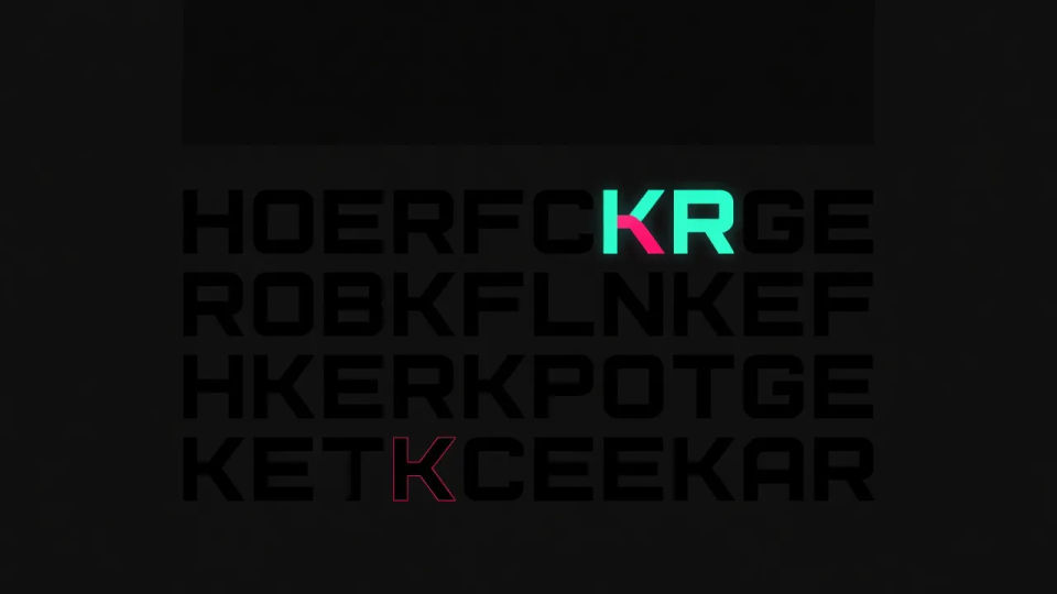 Typographic block layout