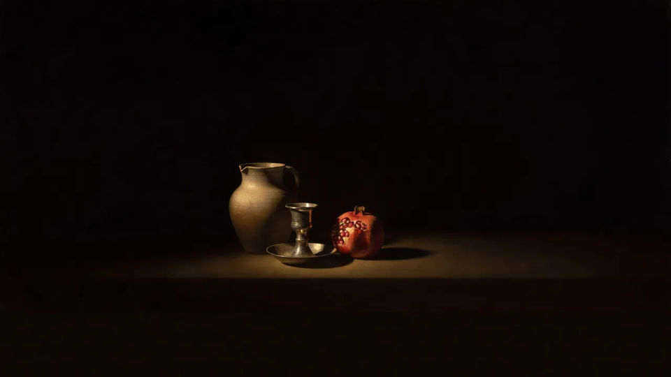 Tenebrist still life