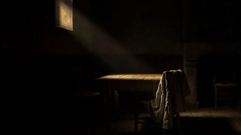 Window-lit interior