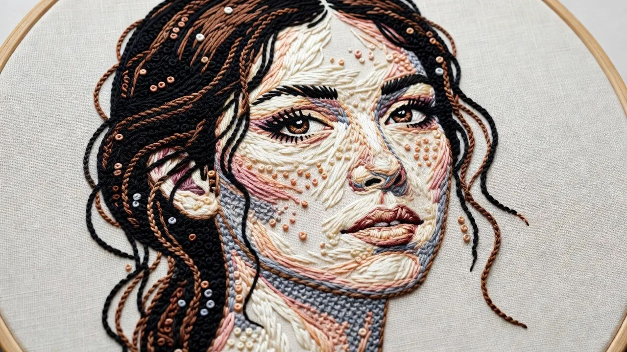 Stitched portrait layout