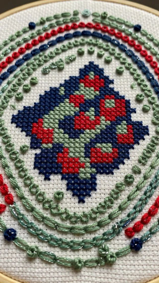 刺繍アートのAI画像 | Morphic