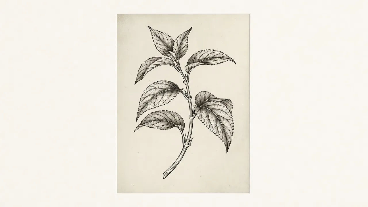 植物図版のレイアウト