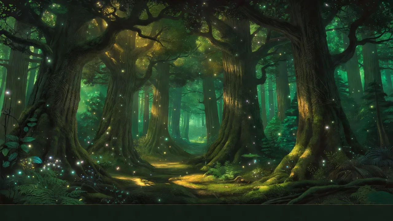 Enchanted forest spread